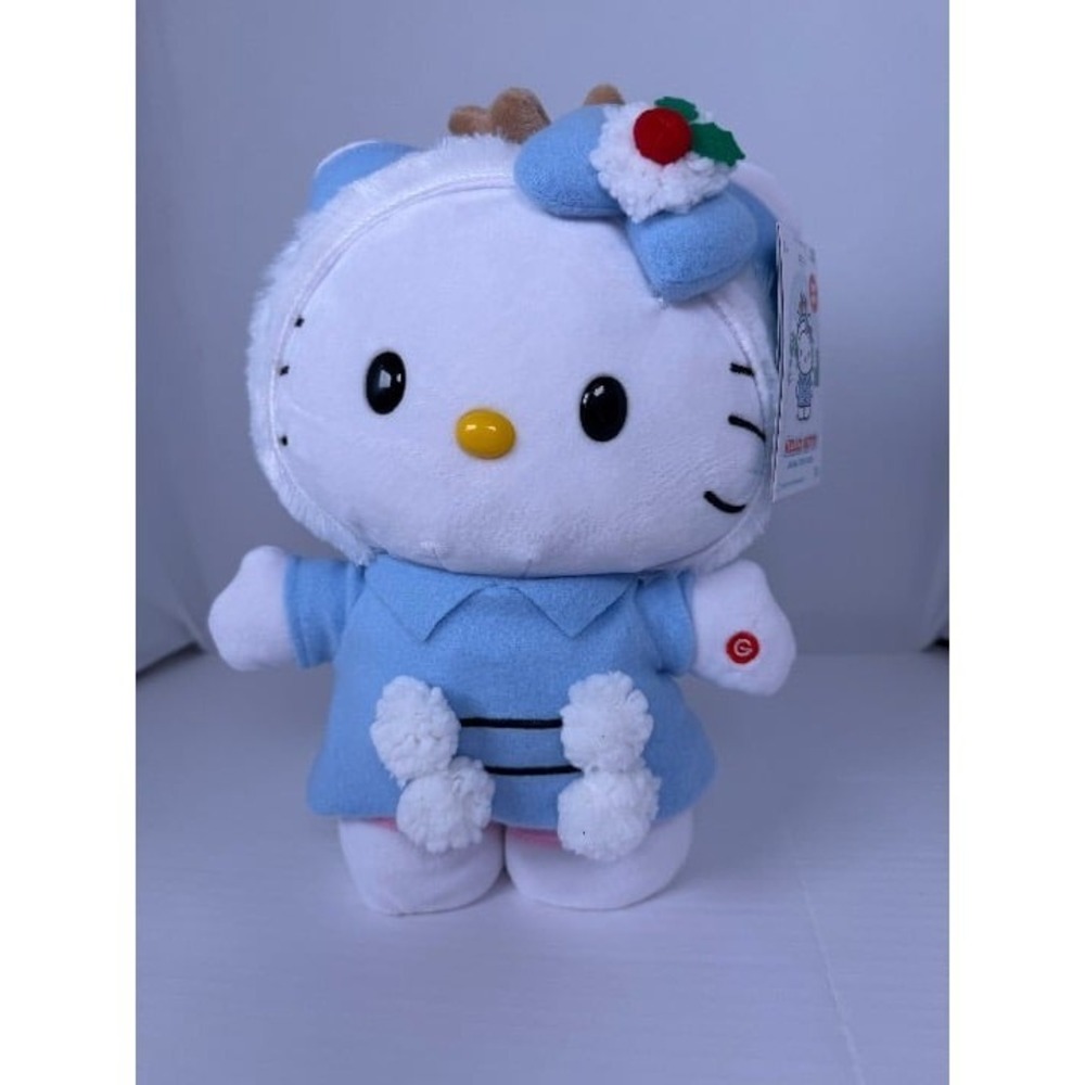 NWT -Hello Kitty Christmas in a Blue Coat‎ Animated Stepper  - 2025